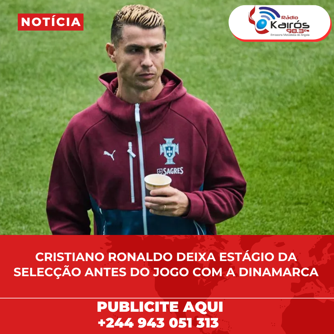 CRISTIANO RONALDO DEIXA ESTÁGIO DA SELECÇÃO ANTES DO JOGO COM A DINAMARCA